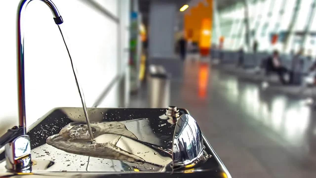 Czy na lotnisku Modlin jest poidełko? Sprawdź, gdzie się znajduje